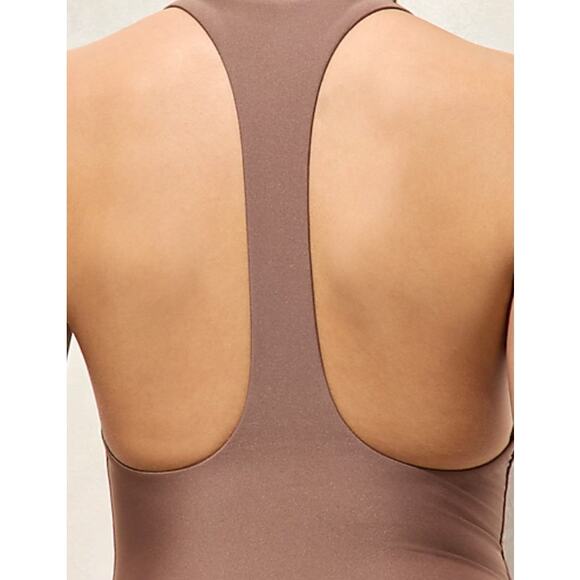 J Crew Gail One Piece Classic Sculpt Swim Suit 0 Brown Willow NWT CI680 J.Crew - Picture 5 of 6